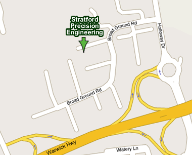 Map of Stratford Precision Engineering
